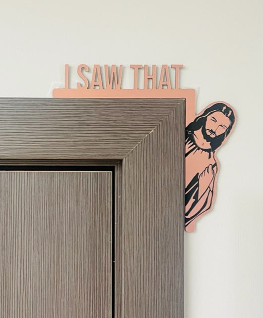 'I Saw That' Jesus Sign
