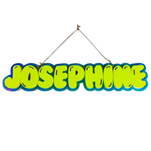 Neon Acrylic Name Sign