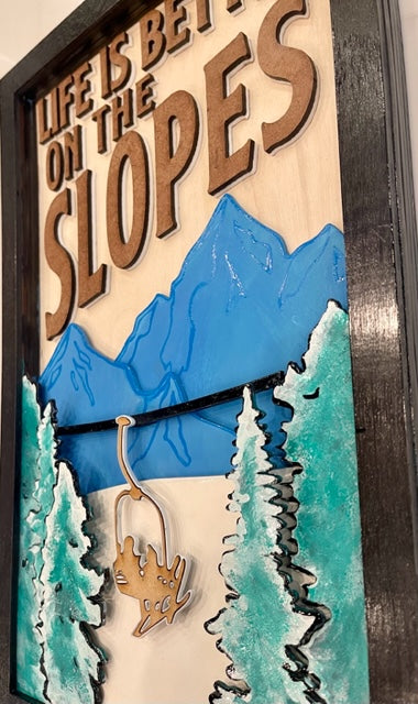 Life is Better on the Slopes Sign