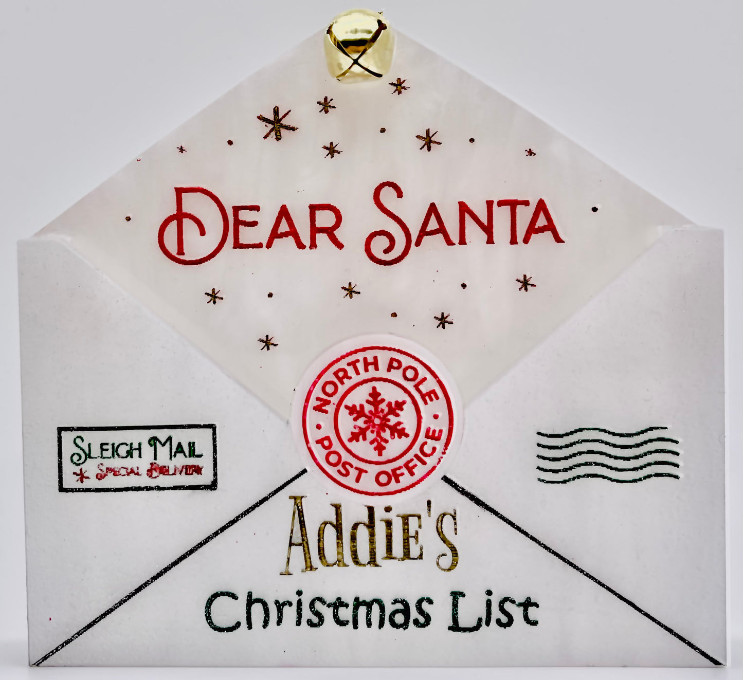 Personalized Dear Santa Letter Ornament